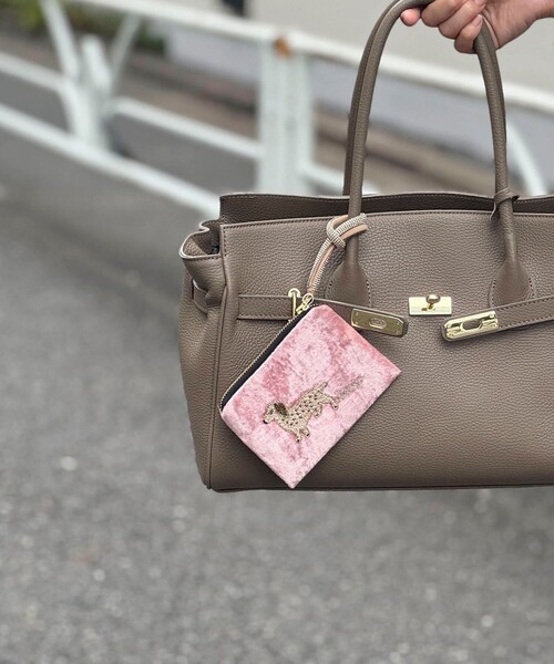 CITRUS（シトラス）の「【CITRUS/ シトラス】ワンコポーチ（ポーチ・レディース・ライトグレー/ネイビー/ブラック/ベビーピンク/グレイッシュブルー・FREE）」の19枚目の写真