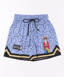 SPALDING（スポルディング）の「【SPALDING/スポルディング】ジャージーショーツ ONE PIECE ゴムゴムの実/吸水速乾機能・UVカット機能・アニメショーツ（その他パンツ・メンズ）」