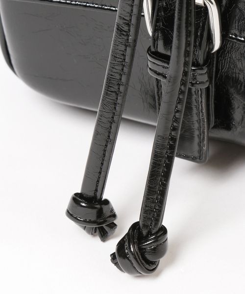 PAGEBOY（ページボーイ）の「チェーンキンチャクバッグ（ショルダーバッグ・レディース・ブラック/ダークブラウン・FREE）」の14枚目の写真