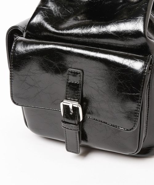 PAGEBOY（ページボーイ）の「チェーンキンチャクバッグ（ショルダーバッグ・レディース・ブラック/ダークブラウン・FREE）」の15枚目の写真