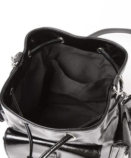 PAGEBOY（ページボーイ）の「チェーンキンチャクバッグ（ショルダーバッグ・レディース・ブラック/ダークブラウン・FREE）」の22枚目の写真