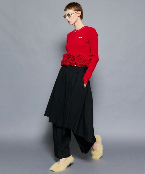 Multiway Layered Pleated Skirt Pants/マルチウェイレイヤード