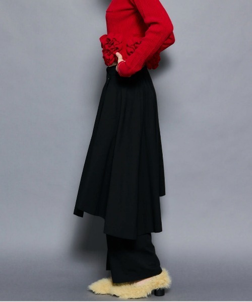 Multiway Layered Pleated Skirt Pants/マルチウェイレイヤード