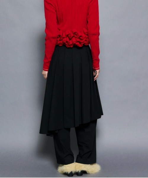 meltthelady skirt pants スカートパンツ Tech Skirt Layered Pants/テックスカートパンツ【MAISON