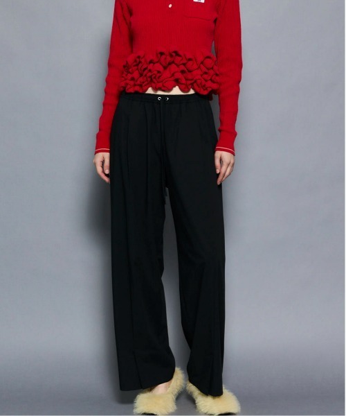 MAISON SPECIAL（メゾンスペシャル）の「Multiway Layered Pleated Skirt Pants/マルチウェイレイヤードプリーツスカートパンツ■セットアップ対応■（スラックス・レディース・グレー/ブラック・36/38）」の5枚目の写真