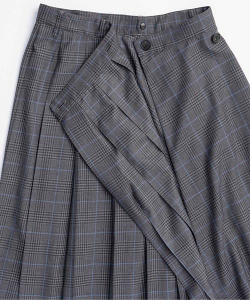 セール】Multiway Layered Pleated Skirt Pants/マルチウェイ