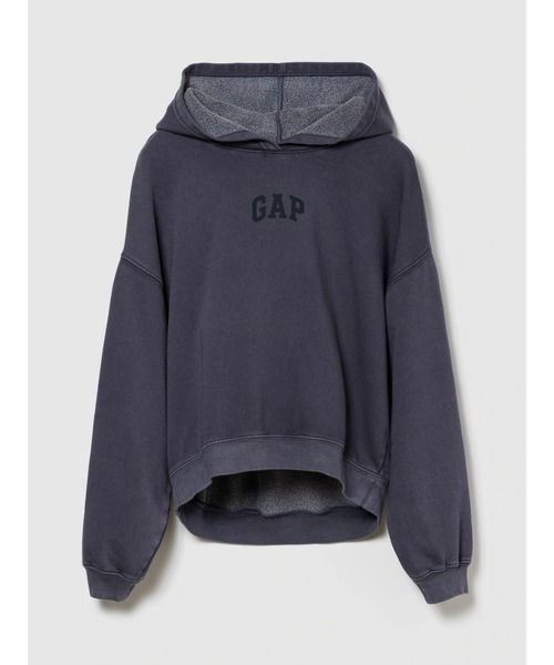 GAP パーカー XL パープル オーバーサイズ GAPロゴ パーカー (ユニセックス)（パーカー