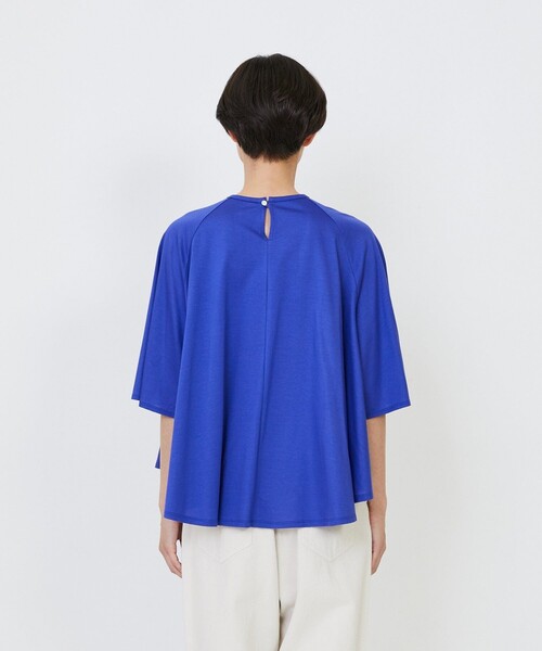 LOISIR(ロワズィール)の「オーガニックコットン天竺Aラインプルオーバー(Tシャツ/カットソー・レディース・ブラウン/ブルー/グレー・FREE)」の19枚目の写真