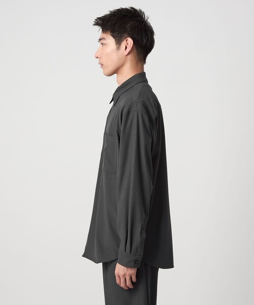 セール】FREELITCH ボックス レギュラーカラー シャツ -ストレッチ