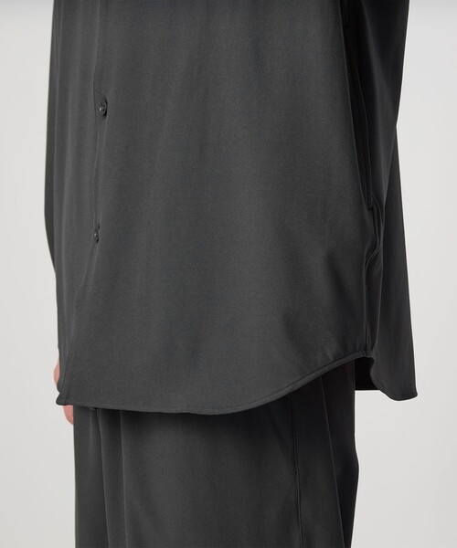 green label relaxing（グリーンレーベルリラクシング）の「FREELITCH ボックス レギュラーカラー シャツ -ストレッチ-（シャツ/ブラウス・メンズ・ダークブラウン/ブラック/ダークグレー・S/M/L/XL）」の18枚目の写真