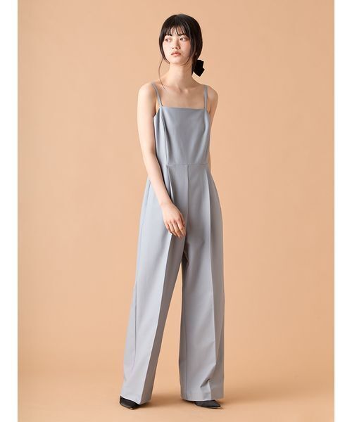 LILY BROWN（リリーブラウン）の「【WEB限定00サイズ】フェザージレセットコンビネゾン（つなぎ/オールインワン・レディース・ブルー/アイボリー/ブラック・0/1/00）」の14枚目の写真