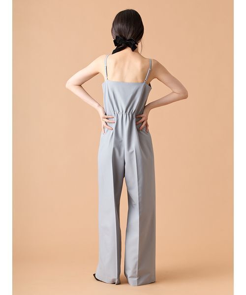 LILY BROWN（リリーブラウン）の「【WEB限定00サイズ】フェザージレセットコンビネゾン（つなぎ/オールインワン・レディース・ブルー/アイボリー/ブラック・0/1/00）」の15枚目の写真