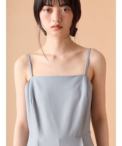 LILY BROWN（リリーブラウン）の「【WEB限定00サイズ】フェザージレセットコンビネゾン（つなぎ/オールインワン・レディース・ブルー/アイボリー/ブラック・0/1/00）」の16枚目の写真