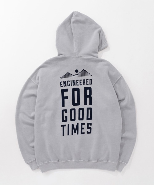 KAVU（カブー）の「KAVU/カブー Good Time Parka/グットタイムパーカー（パーカー・メンズ・ネイビー/イエロー/ライトグレー・MEDIUM/LARGE/X-LARGE）」の2枚目の写真