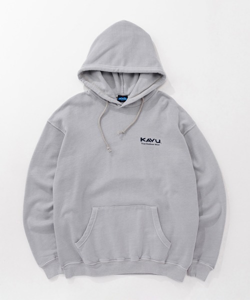 KAVU（カブー）の「KAVU/カブー Good Time Parka/グットタイムパーカー（パーカー・メンズ・ネイビー/イエロー/ライトグレー・MEDIUM/LARGE/X-LARGE）」の4枚目の写真