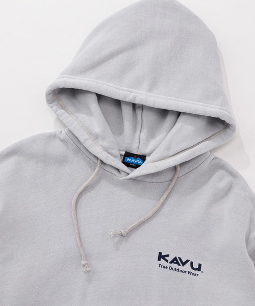 KAVU（カブー）の「KAVU/カブー Good Time Parka/グットタイムパーカー（パーカー・メンズ・ネイビー/イエロー/ライトグレー・MEDIUM/LARGE/X-LARGE）」の5枚目の写真