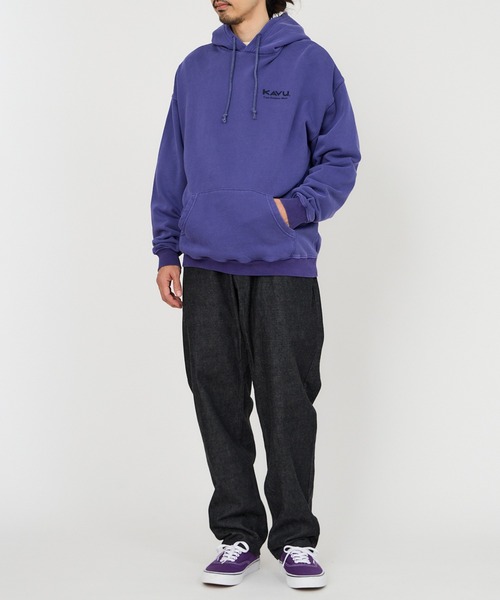 KAVU（カブー）の「KAVU/カブー Good Time Parka/グットタイムパーカー（パーカー・メンズ・ネイビー/イエロー/ライトグレー・MEDIUM/LARGE/X-LARGE）」の9枚目の写真