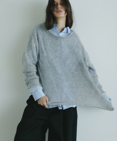 スーパーキッドモヘヤニットプルオーバー（ニット/セーター）｜ETRE