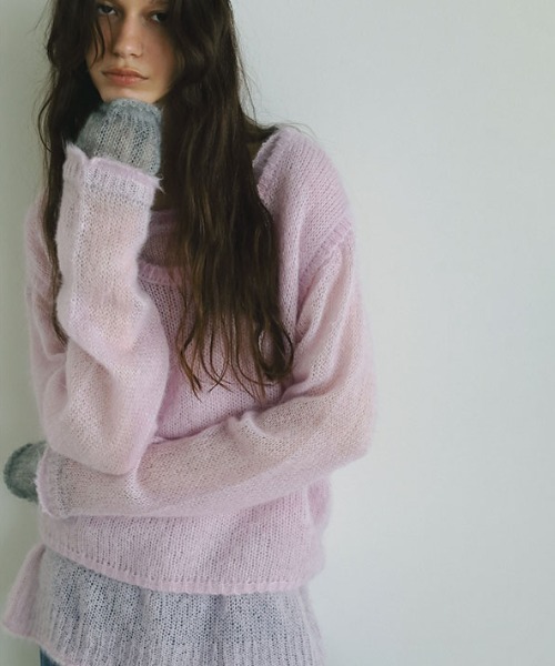 スーパーキッドモヘヤニットプルオーバー（ニット/セーター）｜ETRE