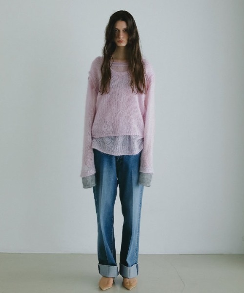 スーパーキッドモヘヤニットプルオーバー（ニット/セーター）｜ETRE