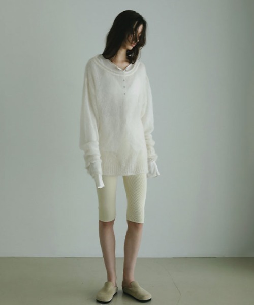 スーパーキッドモヘヤニットプルオーバー(ニット/セーター)|ETRE スーパーキッドモヘヤニットプルオーバー(ニット/セーター)|ETRE