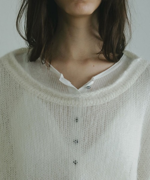 スーパーキッドモヘヤニットプルオーバー（ニット/セーター）｜ETRE