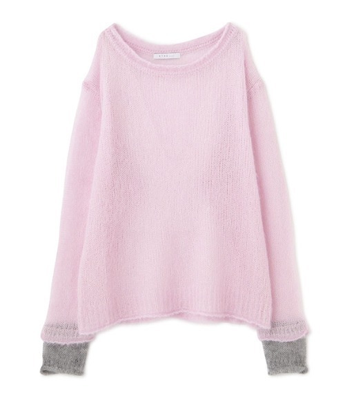 etretokyoスーパーキッドモヘヤニットプルオーバー スーパーキッドモヘヤニットプルオーバー(F WHITE): トップス