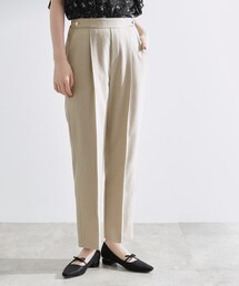 【洗える/美脚ラインキープ】テーパードパンツ