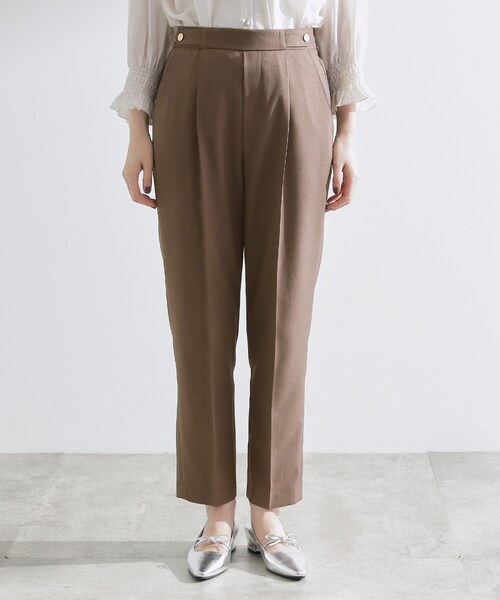 grove（グローブ）の「【洗える/美脚ラインキープ】テーパードパンツ（その他パンツ・レディース・ブラウン系その他/ブラック/チャコールグレー/ライトベージュ・02/05/01/03/04）」の21枚目の写真