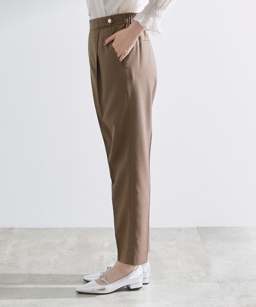 grove（グローブ）の「【洗える/美脚ラインキープ】テーパードパンツ（その他パンツ・レディース・ブラウン系その他/ブラック/チャコールグレー/ライトベージュ・02/05/01/03/04）」の22枚目の写真