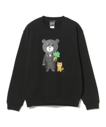 BEAMS T / パリ ベアー クルーネック スウェット
