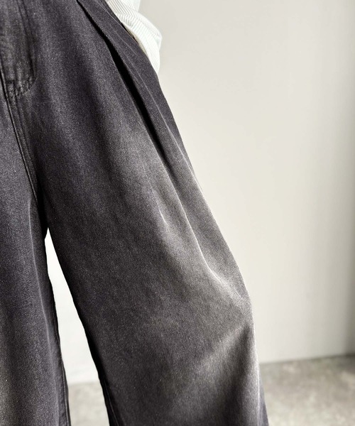 Classical Origin(クラシカルオリジン)の「変形3タックスーパーワイドデニム/Unique Three-Tuck Super Wide Denim(デニムパンツ・メンズ・その他1/ブラック・LARGE/MEDIUM/SMALL)」の14枚目の写真