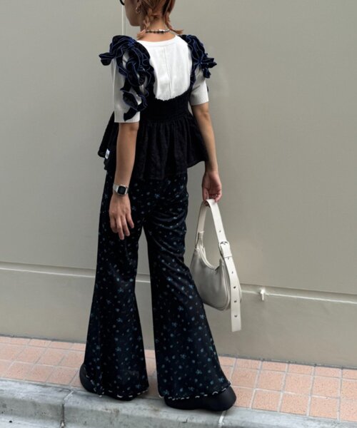 HELLO.SANFRANCISCO（ハローサンフランシスコ）の「【HELLO.SANFRANCISCO/ハローサンフランシスコ】ドビードットフリルキャミビスチェ（タンクトップ・レディース・レッド/ブラック/オレンジ・ONE SIZE）」の11枚目の写真