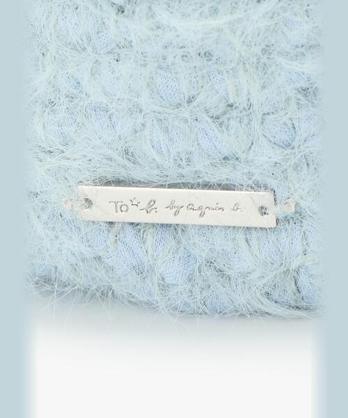 To b. by agnes b.（トゥービーバイアニエスベー）の「フラッフィー ミニ ポシェット（ショルダーバッグ・レディース・ブルー系その他・FREE）」の6枚目の写真