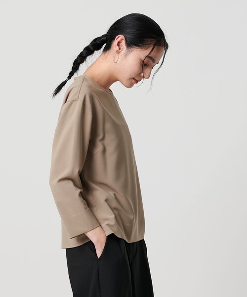 ビューティー＆ユース ユナイテッドアローズ（BEAUTY&YOUTH）/【WEB限定 Wardrobe DAILY MINIMAL】クルーネックブラウス ウォッシャブル WEB限定 Wardrobe DAILY MINIMAL】クルーネックブラウス