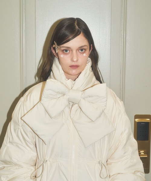 セール】【初販即完】2wayマフラー付きエコダウンジャケット（ダウン