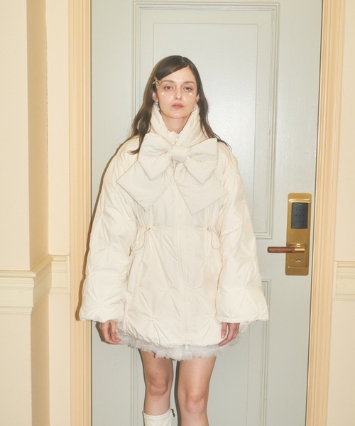 Lovilyn 2way マフラー付き エコダウンジャケット 初販即完】2wayマフラー付きエコダウンジャケット（ダウンジャケット