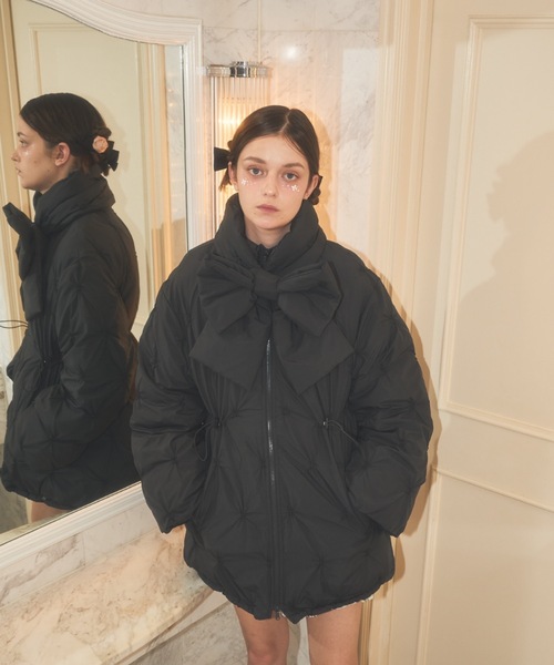 Lovilyn 2way マフラー付き エコダウンジャケット 初販即完】2wayマフラー付きエコダウンジャケット（ダウンジャケット