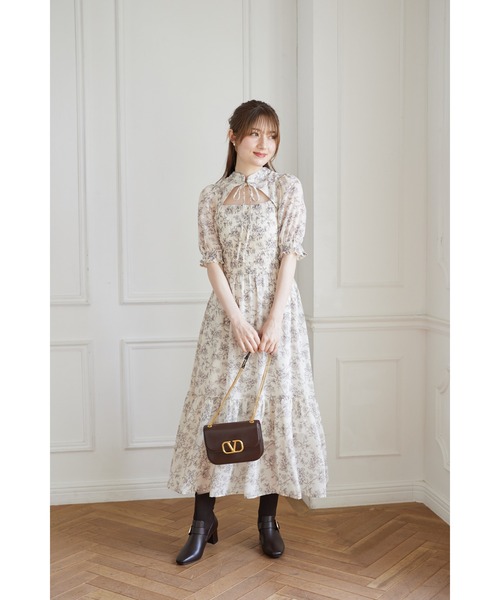 tocco closet（トッコ　クローゼット）の「ベルトデザインニットドッキングショートブーツ（ブーツ・レディース・ブラウン/ブラック/アイボリー・S/M/L）」の10枚目の写真