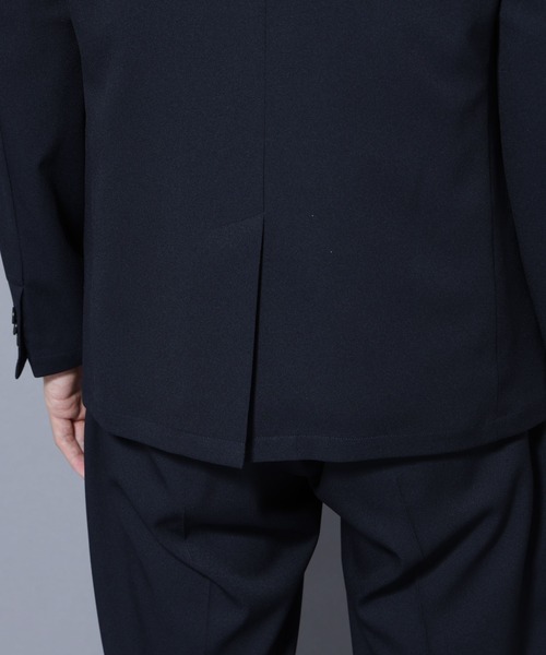 NANO universe（ナノユニバース）の「「N JACKET BASIC」シャドーストライプジャケット(セットアップ可)（テーラードジャケット・メンズ・ブラウン/ダークネイビー・S/L/M）」の22枚目の写真