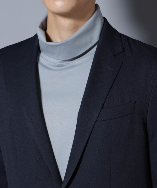 NANO universe（ナノユニバース）の「「N JACKET BASIC」シャドーストライプジャケット(セットアップ可)（テーラードジャケット・メンズ・ブラウン/ダークネイビー・S/L/M）」の19枚目の写真