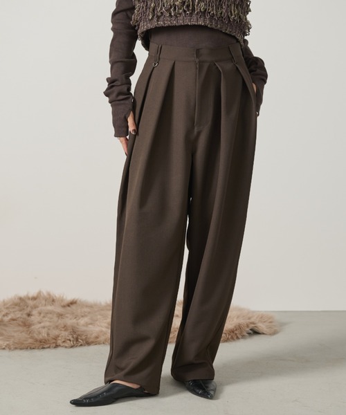 ダブルタックスラックスパンツ（スラックス）｜AIC.（エーアイシー）の