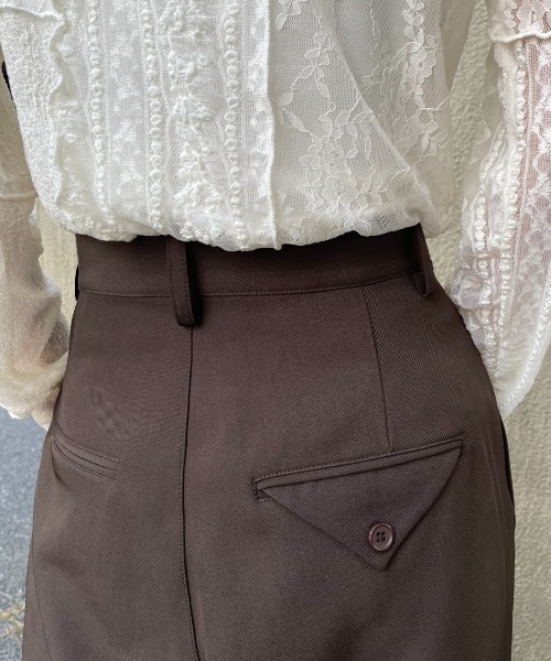 ダブルタックスラックスパンツ（スラックス）｜AIC.（エーアイシー）の