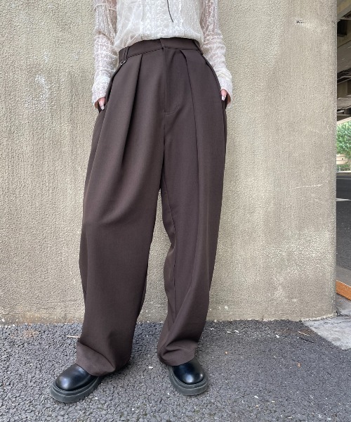 ダブルタックスラックスパンツ（スラックス）｜AIC.（エーアイシー）の