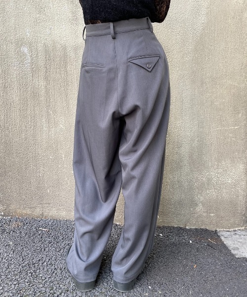 ダブルタックスラックスパンツ（スラックス）｜AIC.（エーアイシー）の