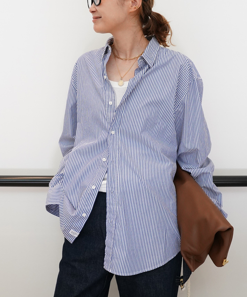 Frank&Eileen(フランクアンドアイリーン)の「【FRANK&EILEEN/フランクアンドアイリーン】FINBAR SHIRT(シャツ/ブラウス・レディース・スカイブルー/ブルー・FREE)」の14枚目の写真