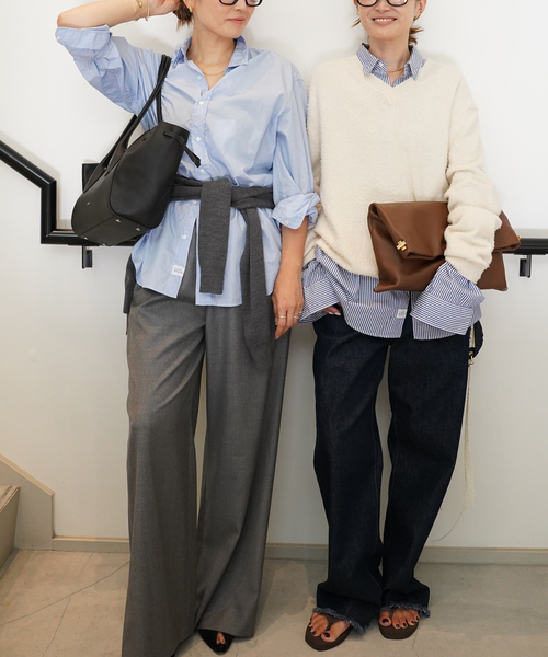 Frank&Eileen(フランクアンドアイリーン)の「【FRANK&EILEEN/フランクアンドアイリーン】FINBAR SHIRT(シャツ/ブラウス・レディース・スカイブルー/ブルー・FREE)」の17枚目の写真