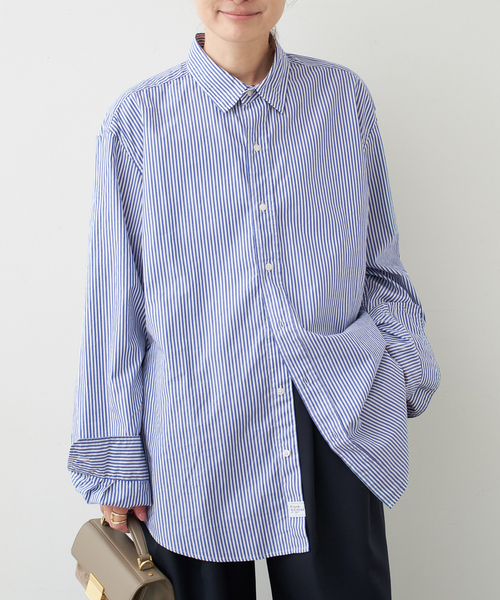 Frank&Eileen(フランクアンドアイリーン)の「【FRANK&EILEEN/フランクアンドアイリーン】FINBAR SHIRT(シャツ/ブラウス・レディース・スカイブルー/ブルー・FREE)」の18枚目の写真