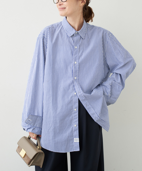 Frank&Eileen(フランクアンドアイリーン)の「【FRANK&EILEEN/フランクアンドアイリーン】FINBAR SHIRT(シャツ/ブラウス・レディース・スカイブルー/ブルー・FREE)」の19枚目の写真