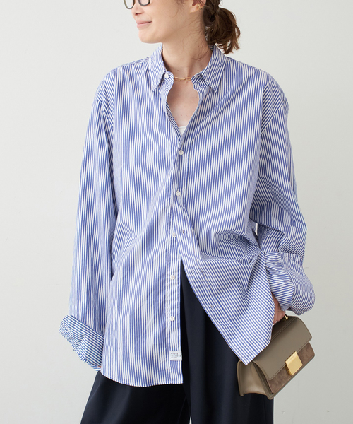 Frank&Eileen(フランクアンドアイリーン)の「【FRANK&EILEEN/フランクアンドアイリーン】FINBAR SHIRT(シャツ/ブラウス・レディース・スカイブルー/ブルー・FREE)」の20枚目の写真